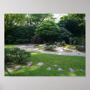 SF Jardin japonais de thé Jardin Zen #2 Poster