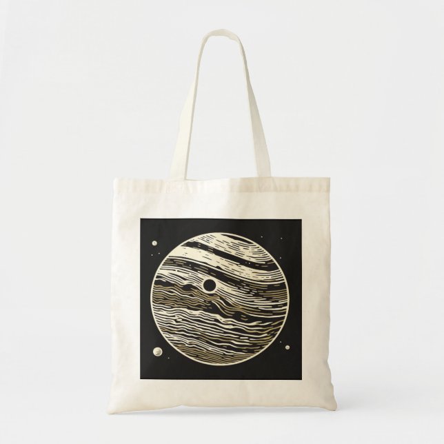 SF Jupiter Woodcut 1 Tote Bag (Front)