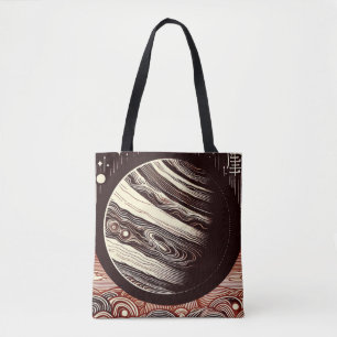 SF Jupiter Woodcut 2 Tote Bag