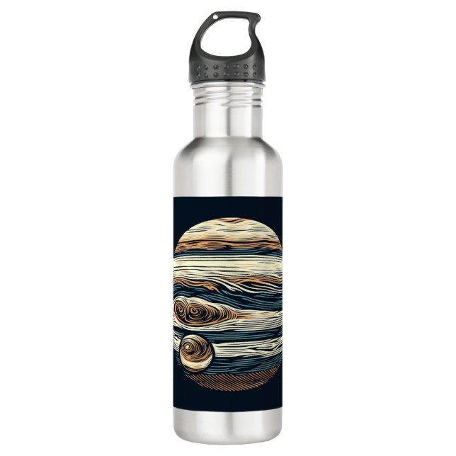SF Jupiter Woodcut 4 710 Ml Water Bottle (Front)