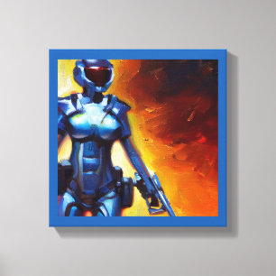 SF - Military Hero 1 Canvas Print