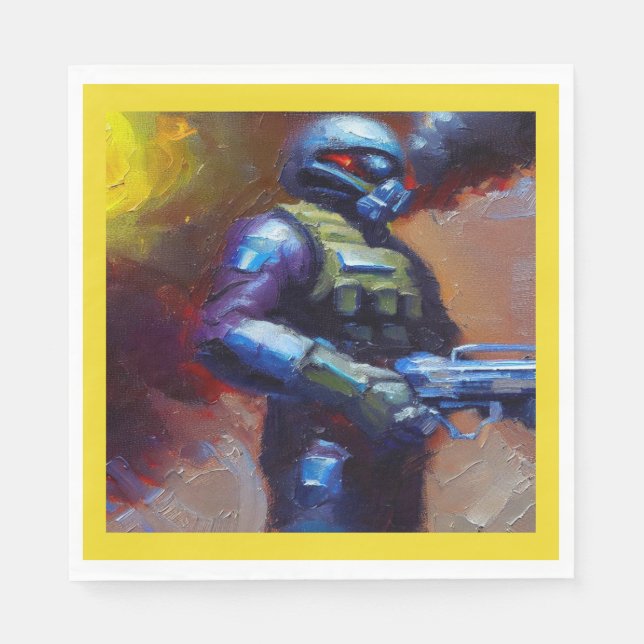 SF - Military Hero 4 Napkin (Front)