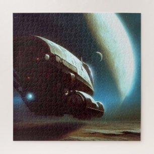 SF Orbiting Spaceship (1) Jigsaw Puzzle