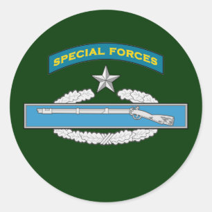 SF Q-tab and second award CIB Classic Round Sticker