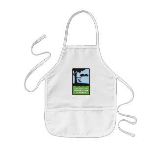 SF RPD Logo Apron in white for kids