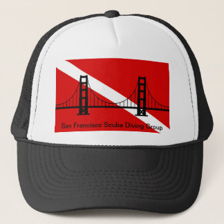 SF Scuba Diving Group logo trucker hat