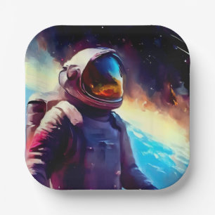 SF Space Hero 1 Paper Plate
