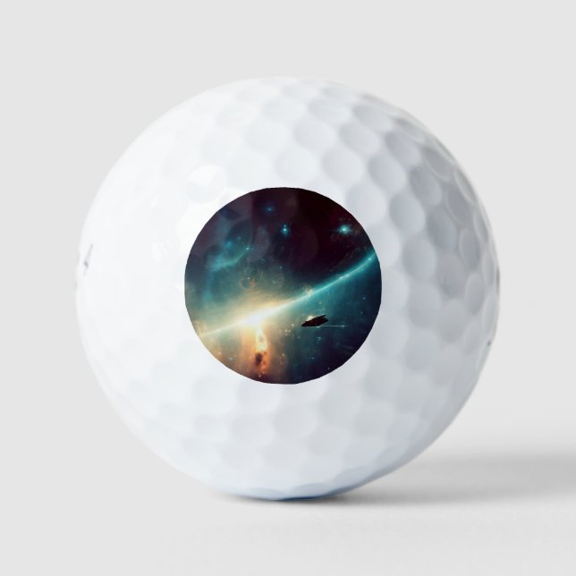 SF  Space Opera (2) Golf Balls (Front)