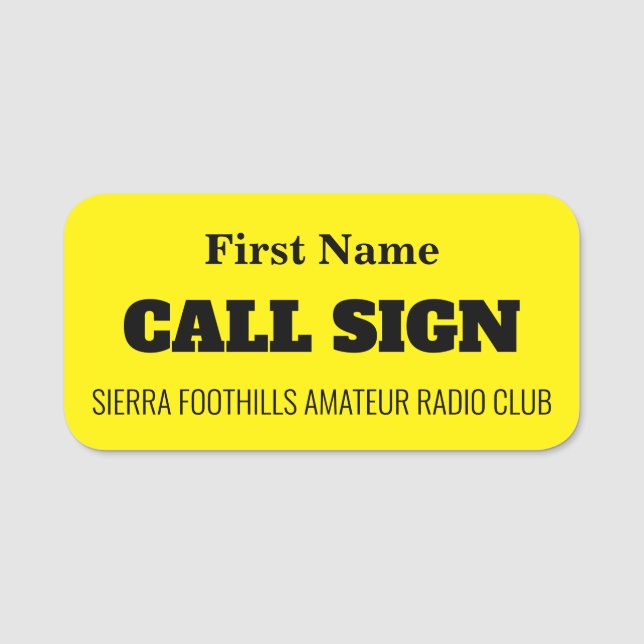 SFARC NAME TAG (Front)