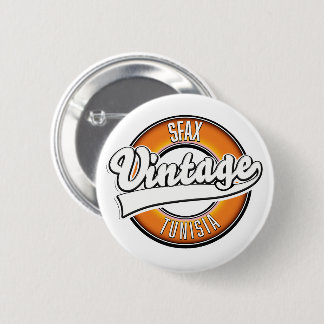 Sfax tunisia vintage style logo 2 inch round button