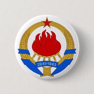 SFR Yugoslavia 2 Inch Round Button