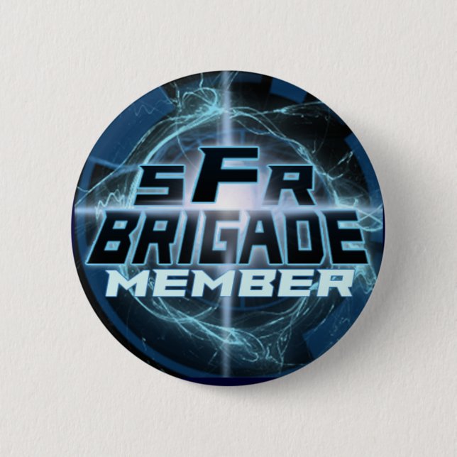 SFRBrigadeLogoV2 2 Inch Round Button (Front)