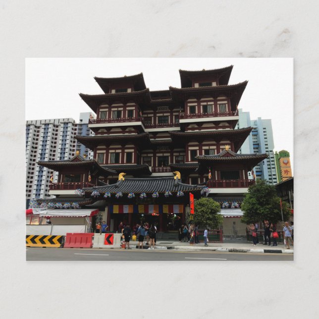 SG Buddha Tooth Relic Temple #1 Postcard (Front)