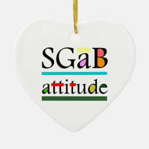 Sgab attitude ceramic ornament