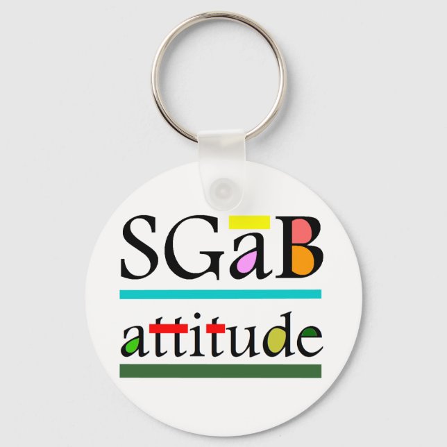 Sgab attitude keychain (Front)