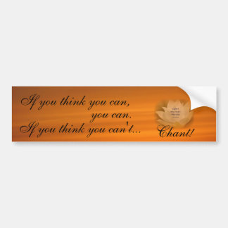 SGI Buddhist Bumper Sticker (Black)