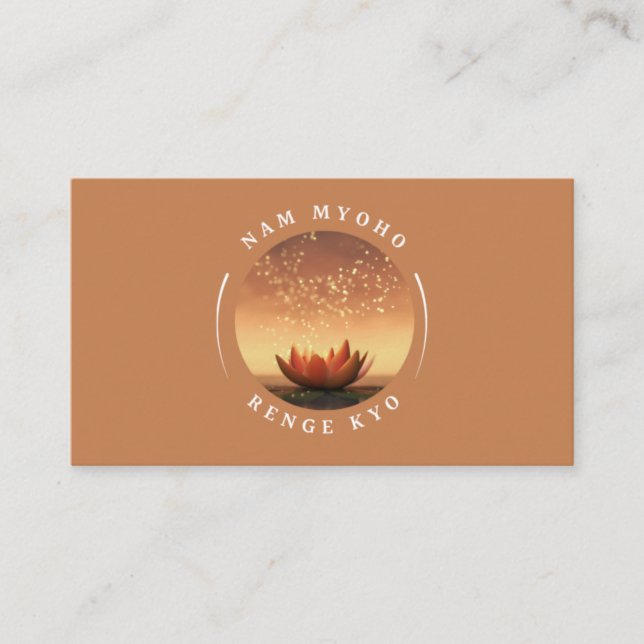 SGI Buddhist Business Card (Front)