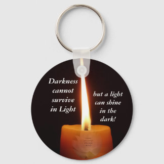 SGI Buddhist Key Chain - Lotus Candle and NMRK