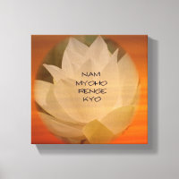 SGI Buddhist Poster - Lotus "Nam Myoho Renge Kyo"