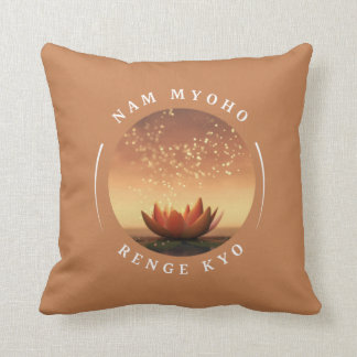 SGI Buddhist Throw Pillow - Nam Myoho Renge Kyo