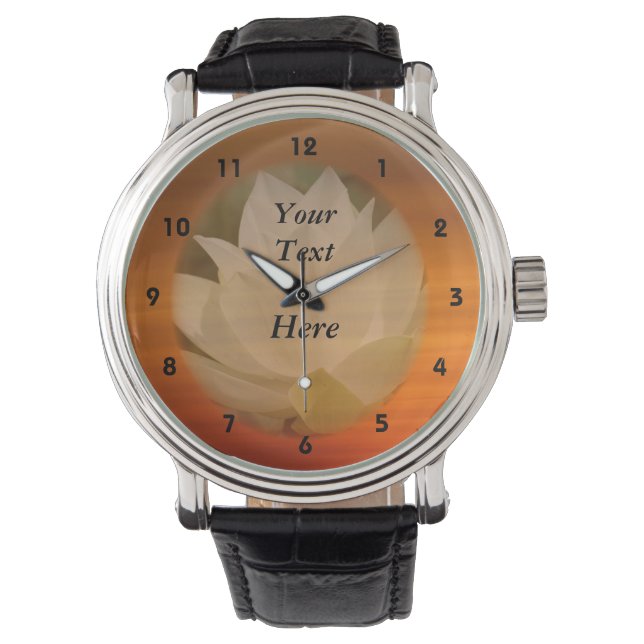 SGI Buddhist Watch - Add Your Own Text (Front)