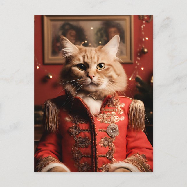 Sgt Pepper Cat Postcard (Front)