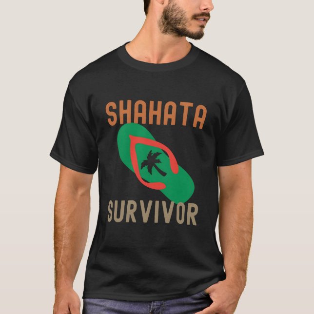 Shaa Survivor Tropical Hawaiian T-Shirt (Front)