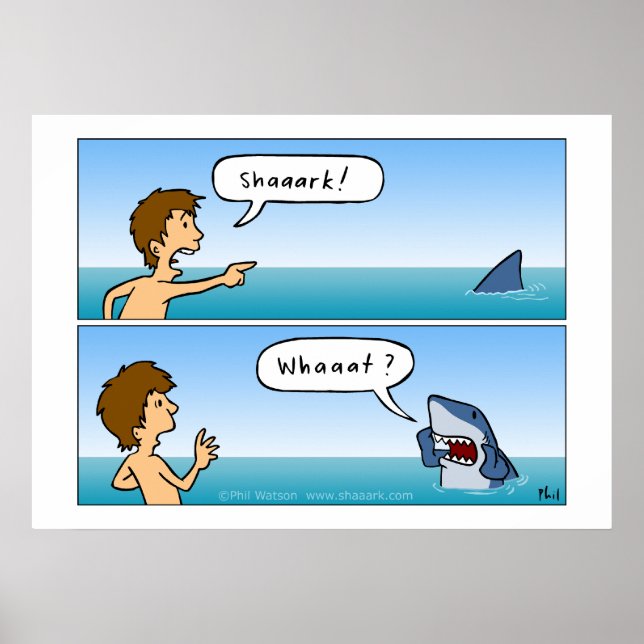 Shaaark ! Quoi ? Affiche (Devant)