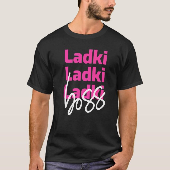 Shaadi Wedding Boss Ladki Desi Bollywood T-Shirt (Front)