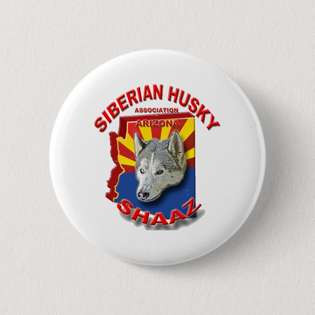 SHAAZ Logo Products 2 Inch Round Button (Front)