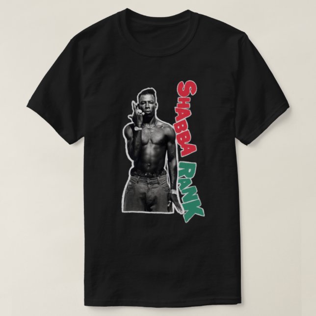 Shabba Ranks 90s Vintage    T-Shirt (Design Front)