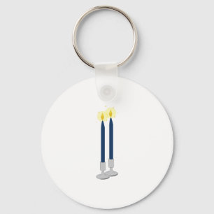 Shabbat Candle Keychain