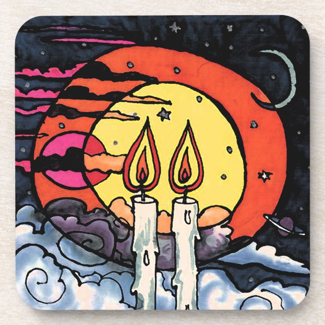 Shabbat Coaster (Front)