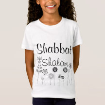 Shabbat Shalom Custom Floral Girls