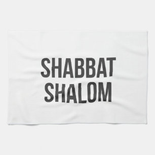 Shabbat Shalom Kitchen Towel