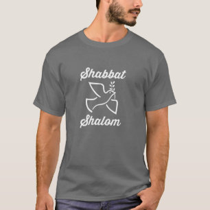 Shabbat Shalom Peace Dove Messianic T-Shirt