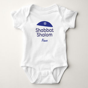 Shabbat Shalom T-Shirt Baby Bodysuit