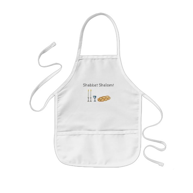 Shabbat Sketch Apron (Front)