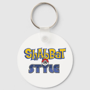 Shabbat Style Keychain