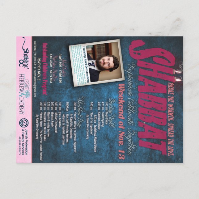 Shabbaton Postcard (Front)