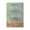 Shabby beach wedding RSVP card