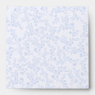 Shabby Blue Victorian Style Wedding Envelopes