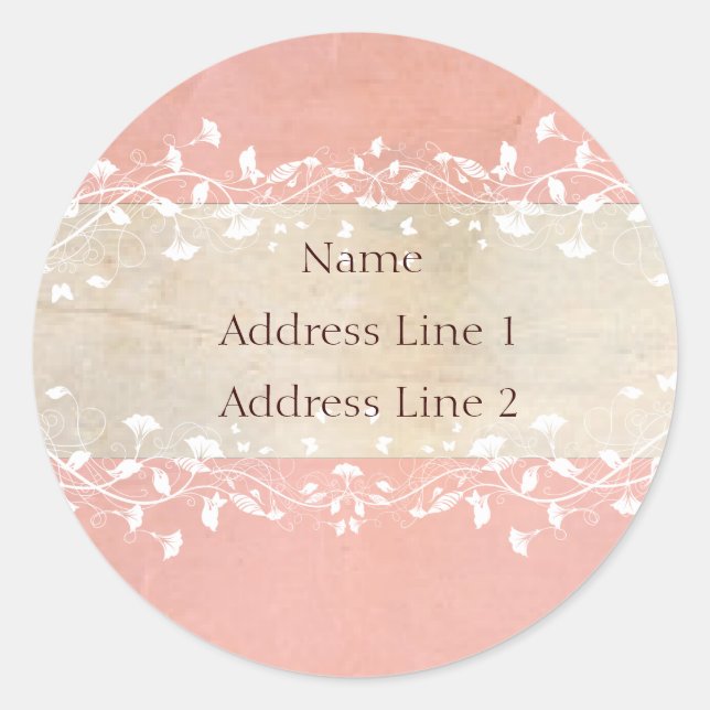 Shabby Chic Address Labels (Front)