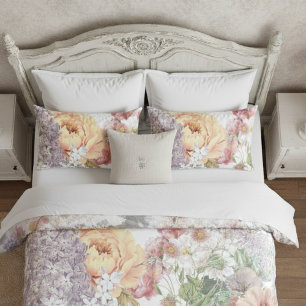 Shabby Chic Beautiful Wildflowers Pillowcase
