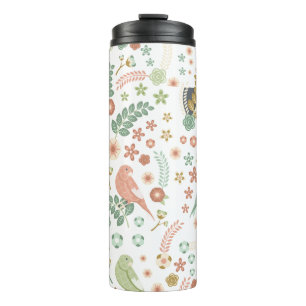 Shabby Chic Birds & Branches Thermal Tumbler