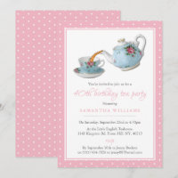 Shabby Chic Birthday Tea Party