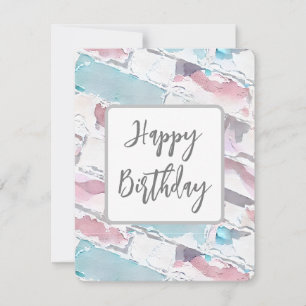 Shabby Chic Brick Texture Holiday Card