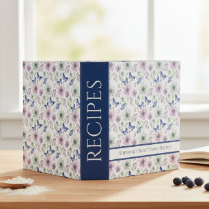 Shabby Chic Butterfly Floral Family Gift Binder