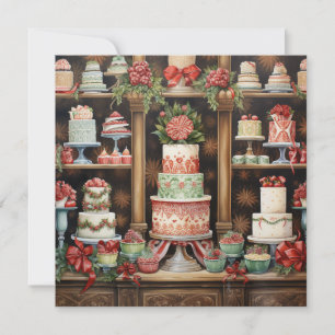 Shabby Chic Christmas Greeting Card