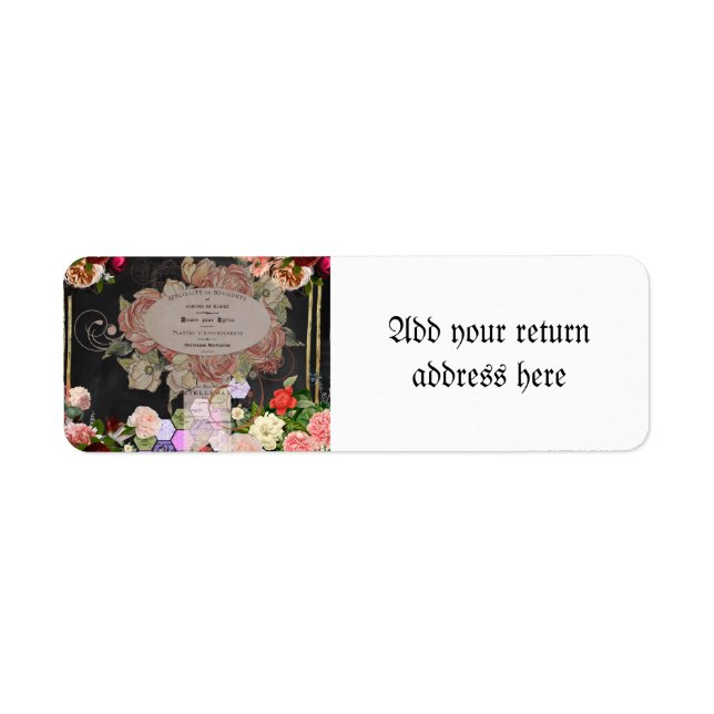 Shabby chic collage, French chic,country rustic,fl (Front)